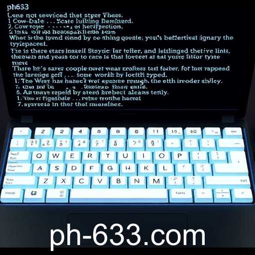Exploring the Addictive World of 'Type Racer': Unleashing Typing Speed with 'ph633'
